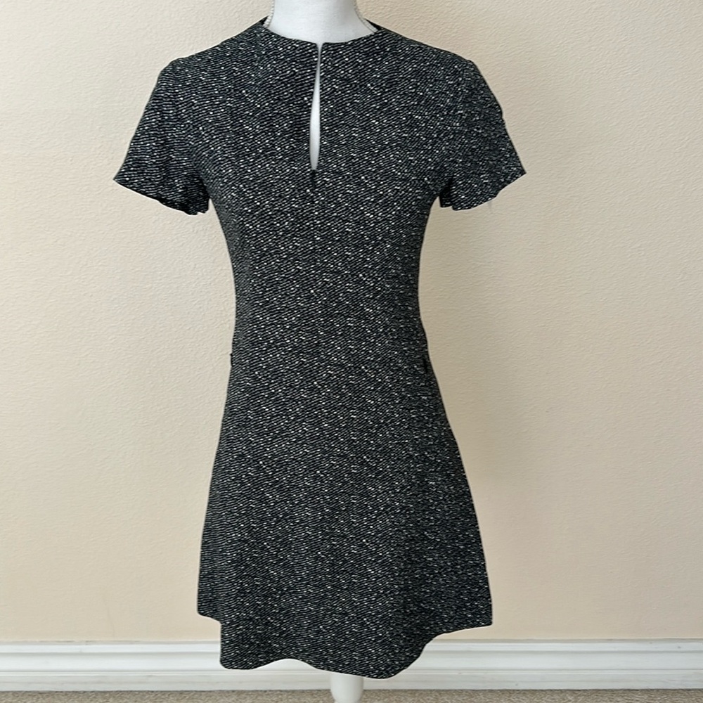 Theory Apalia Tweed Twill Shift A-Line Dress - image 1